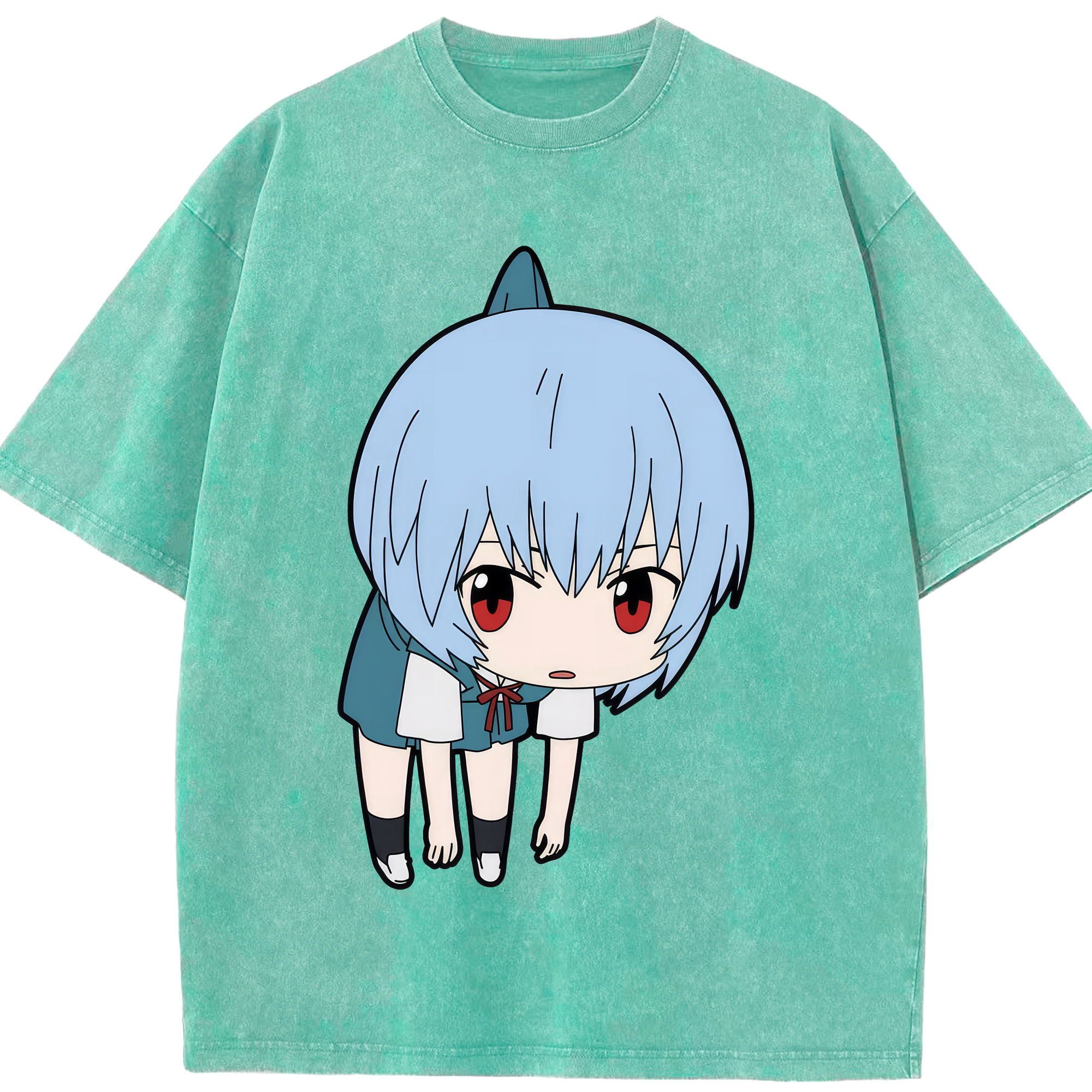 （画像用） EVA 新世紀エヴァンゲリオン 綿100% ヴィンテージ風 半袖Tシャツ（フロントプリント）